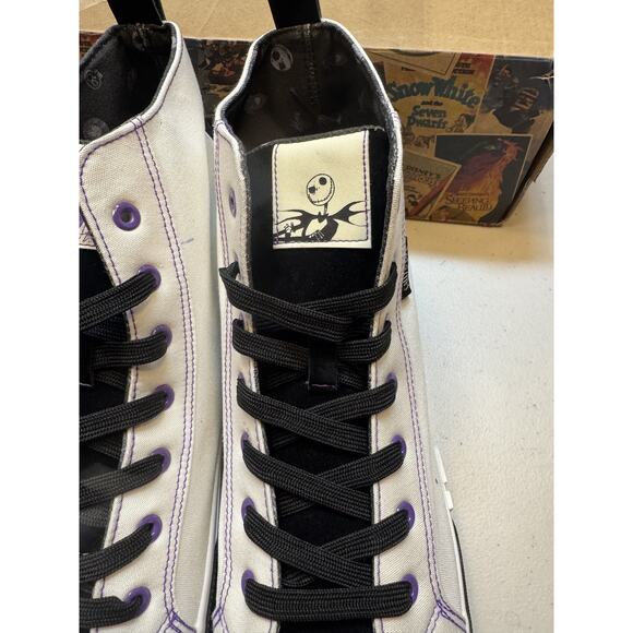Disney Nightmare Before Christmas Shoes Mens Size 12 Jack Sally Ground Up Canvas - Picture 2 of 16